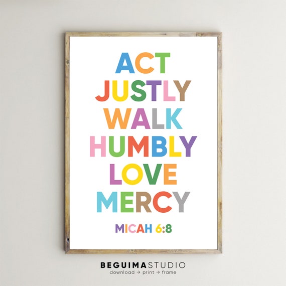 Act Justly {Poster} Act Justly {Poster}