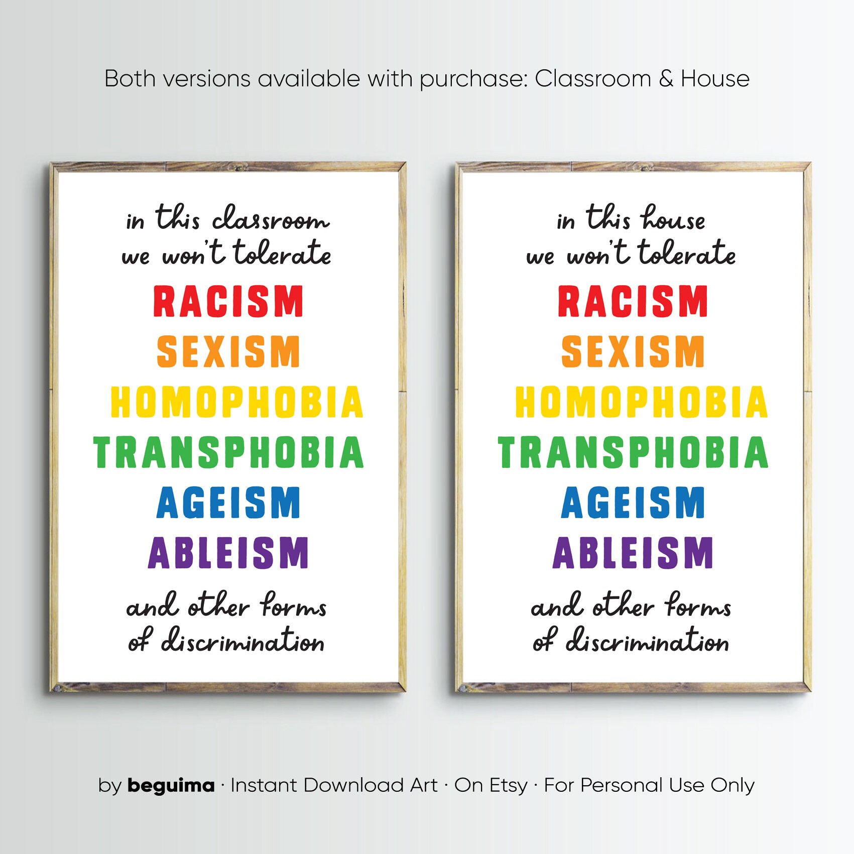 Homophobia Poster - Etsy, image size:1701x1701