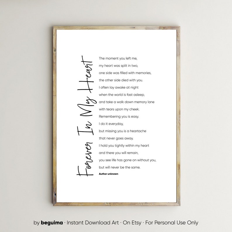 Perdita Di Una Persona Etsy Italia