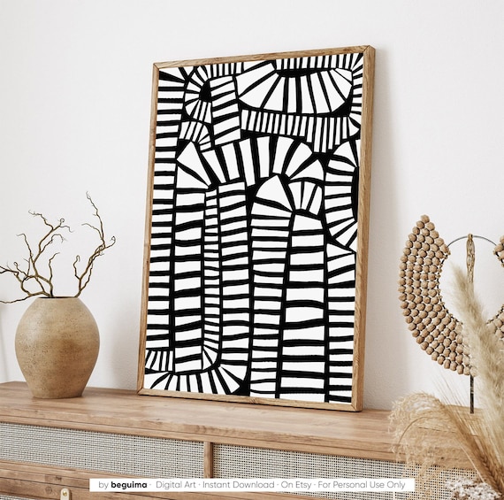 Abstract Art Print,Downloadable Artwork,Abstract Wall Art Print,Black & White,Modern Art Posters,Printable Art,Abstract Home Wall Decor