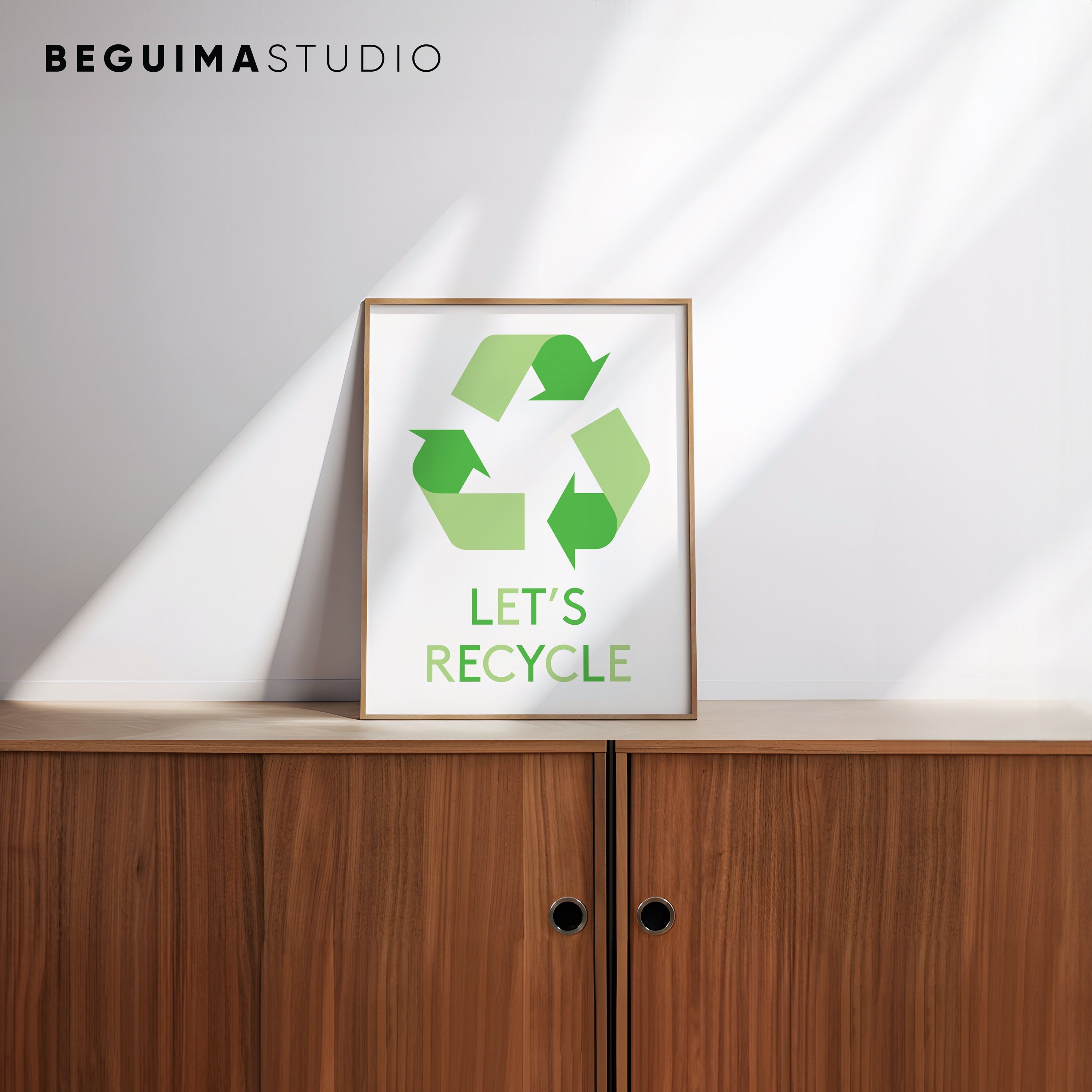 Recycle Signs Fun Recycling Sign,recycle Prints,recycling Poster,recycling Symbol,wall ...