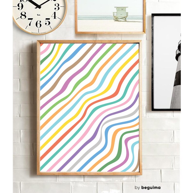 Nursery Abstract ArtColorful Art Etsy