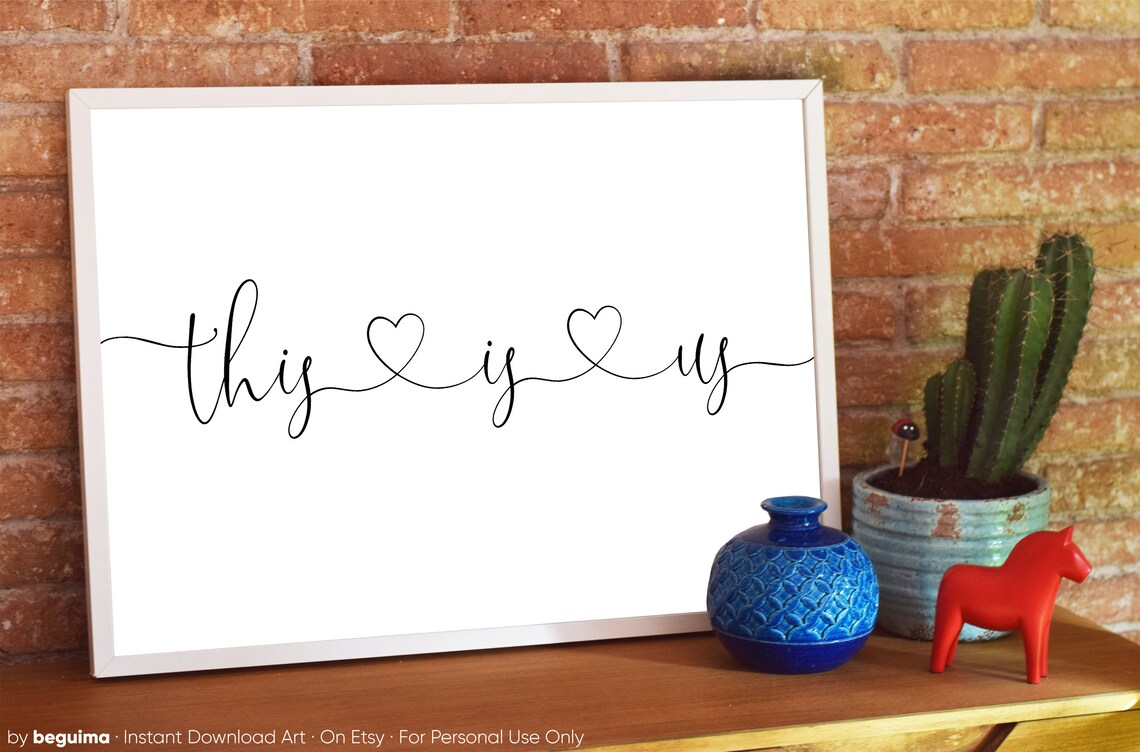 This Is UsFamily PrintsQuote PostersEntryway Etsy