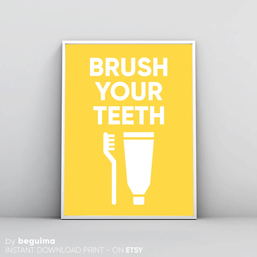 Kinder Badezimmer Drucke Kinder Badezimmer Regeln Badezimmer | Etsy