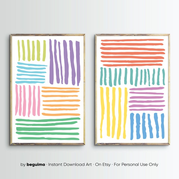 Printable Art Set Etsy