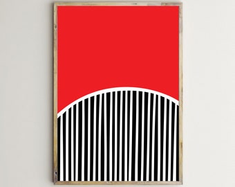 Red Art Print | Etsy