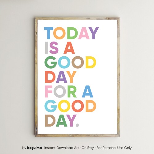 Quote Print Digital Download Printable Art Inspirational | Etsy