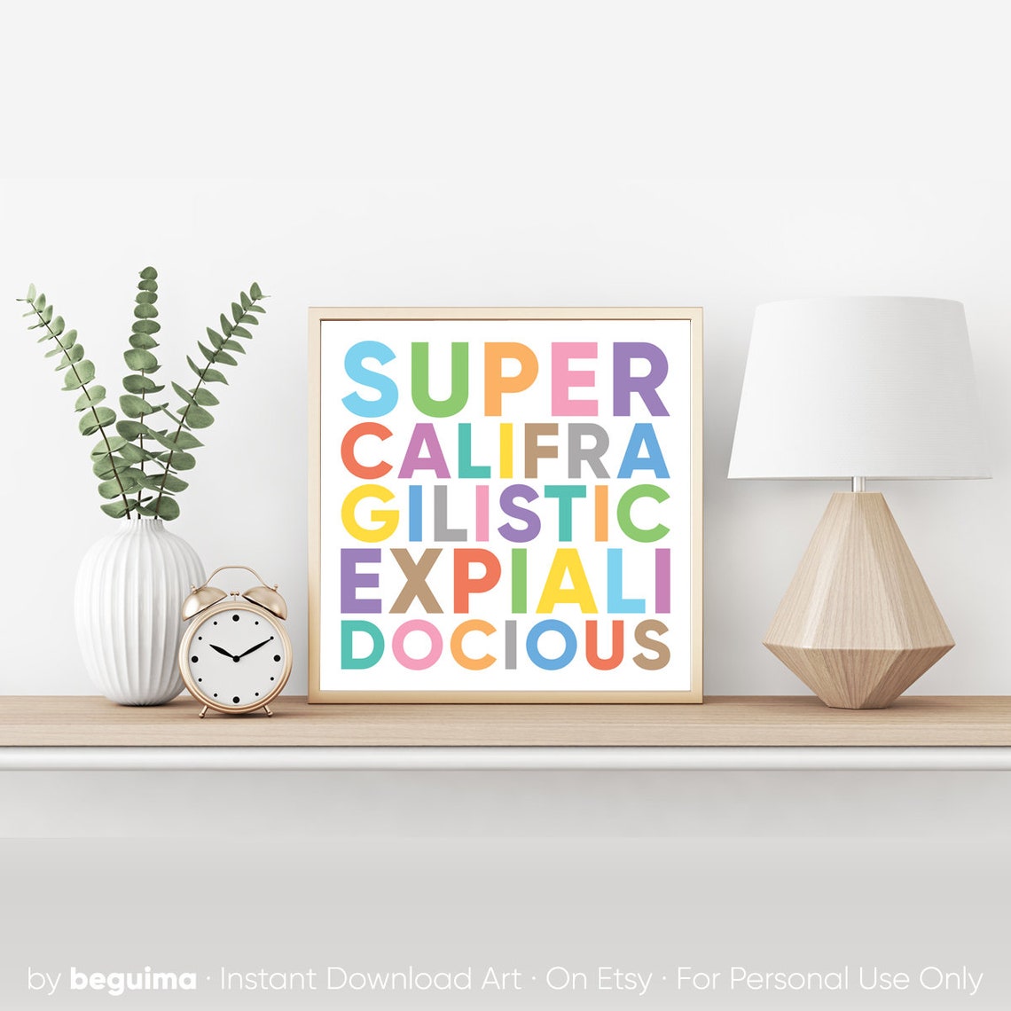 SupercalifragilisticexpialidociousMary PoppinsNursery | Etsy