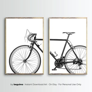 Impresión de bicicletas, Impresiones de bicicletas, Vintage, Retro, Antiguo, Arte de pared imprimible, Blanco y negro, Fotografía, Imagen, Transporte, Póster, Decoración del hogar, Descarga instantánea