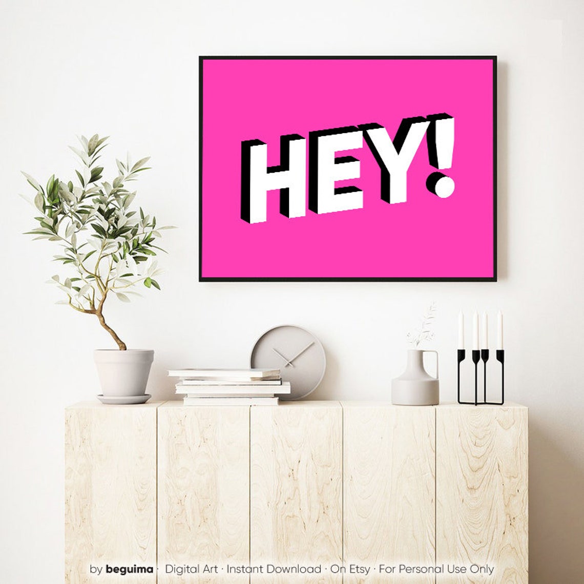Hey Poster,hello Print,hi Wall Art,hello Sign,hey Print,hey Wall Art ...