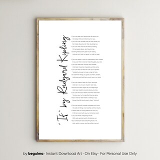 Poster Motivazionale Con Poesia 'Live Your Life', Stampa Artistica Vintage Su Tela, 30,5x45,7 Cm