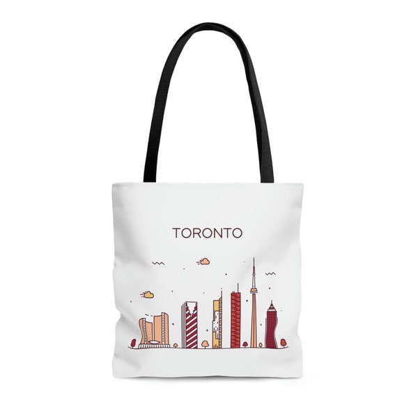 Toronto Tote Bag, Gift Bag, Toronto Souvenirs, Boodschappentassen, Toronto Skyline, Herbruikbare tassen, Esthetische Tote Bags, Shopping Sack