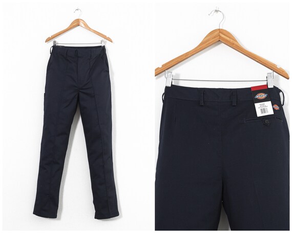 NWT Vintage Mens DICKIES Pants Trousers Navy Blue