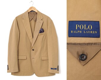 ralph lauren camel sport coat