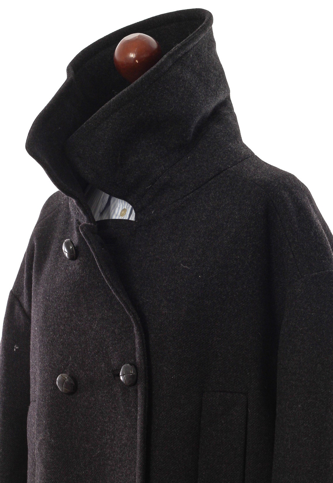Women's ISABEL MARANT Pea Coat Jacket Wool Grey Size 2 | Etsy