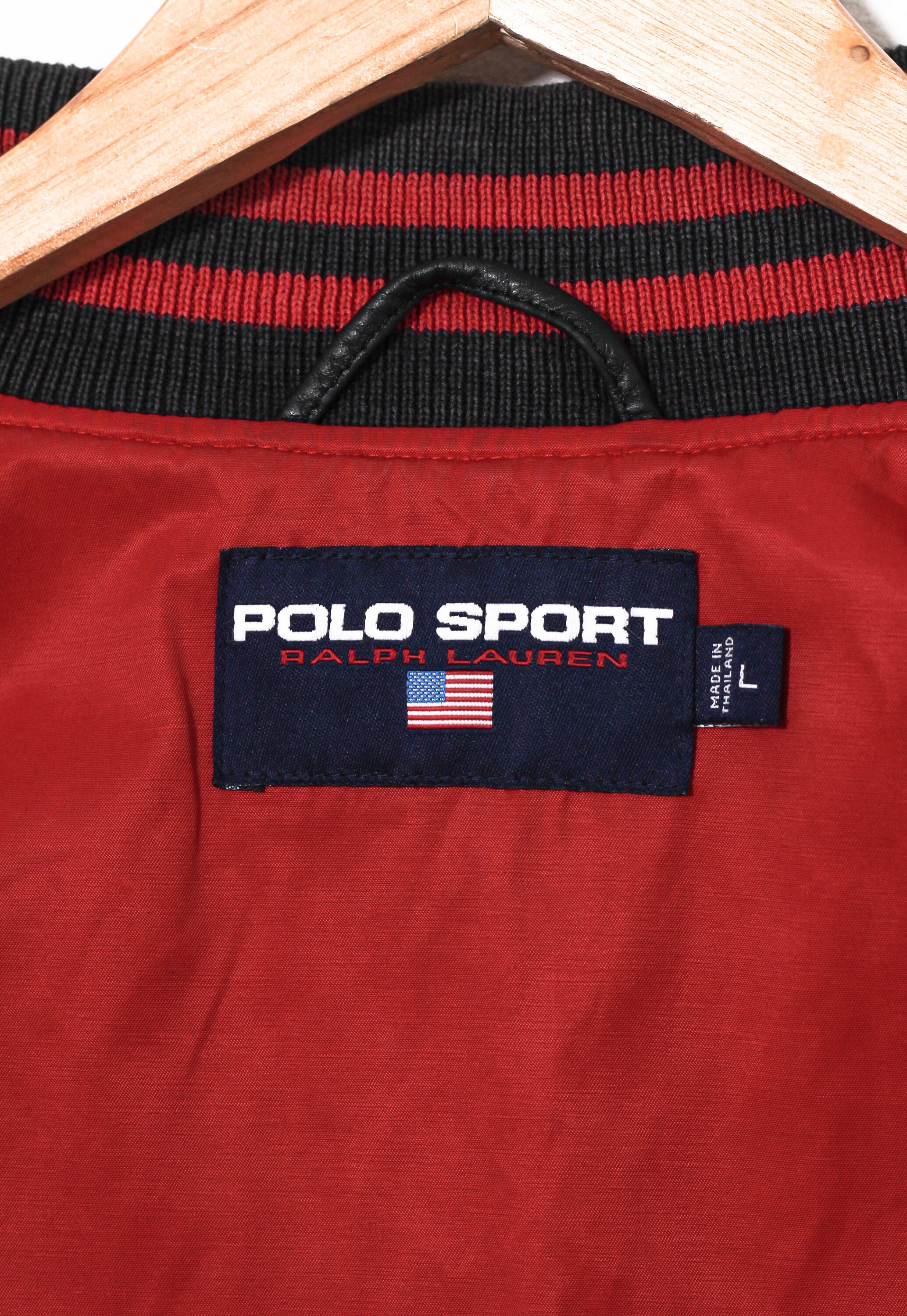 90s Vintage Mens POLO SPORT Ralph Lauren Tiger Head Bomber Etsy