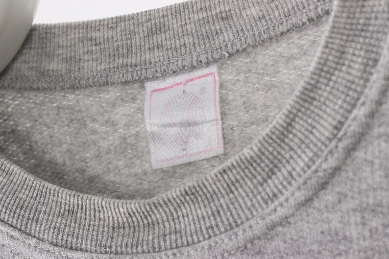 1998 Vintage Men INSPECTOR REX 90s Graphic Sweatshirt Crew Neck Grey Size M