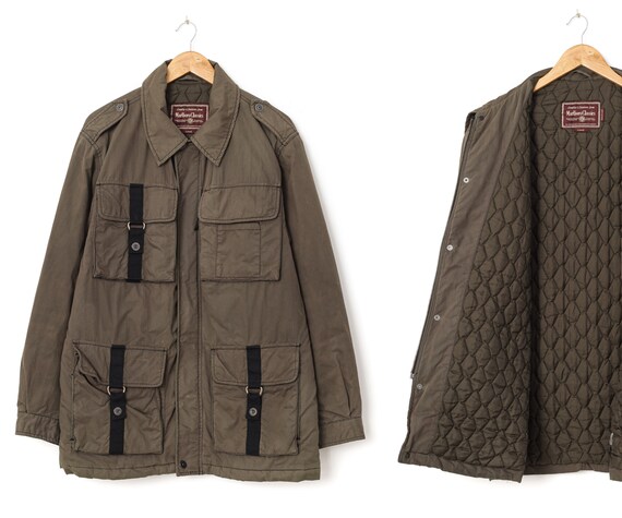 Herren MARLBORO Classics Feldjacke Mantel isoliert grün Gr. L - Etsy  Österreich