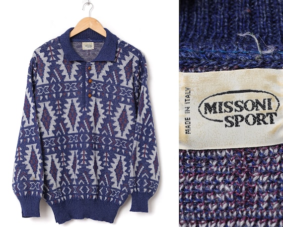 80s Vintage Mens MISSONI Sweater 
