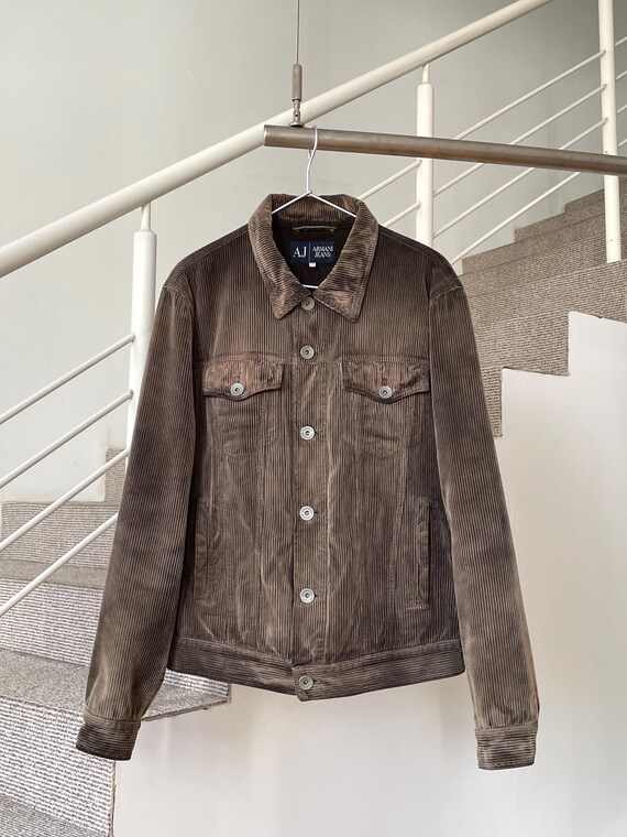 Mens armani jeans jacket sale
