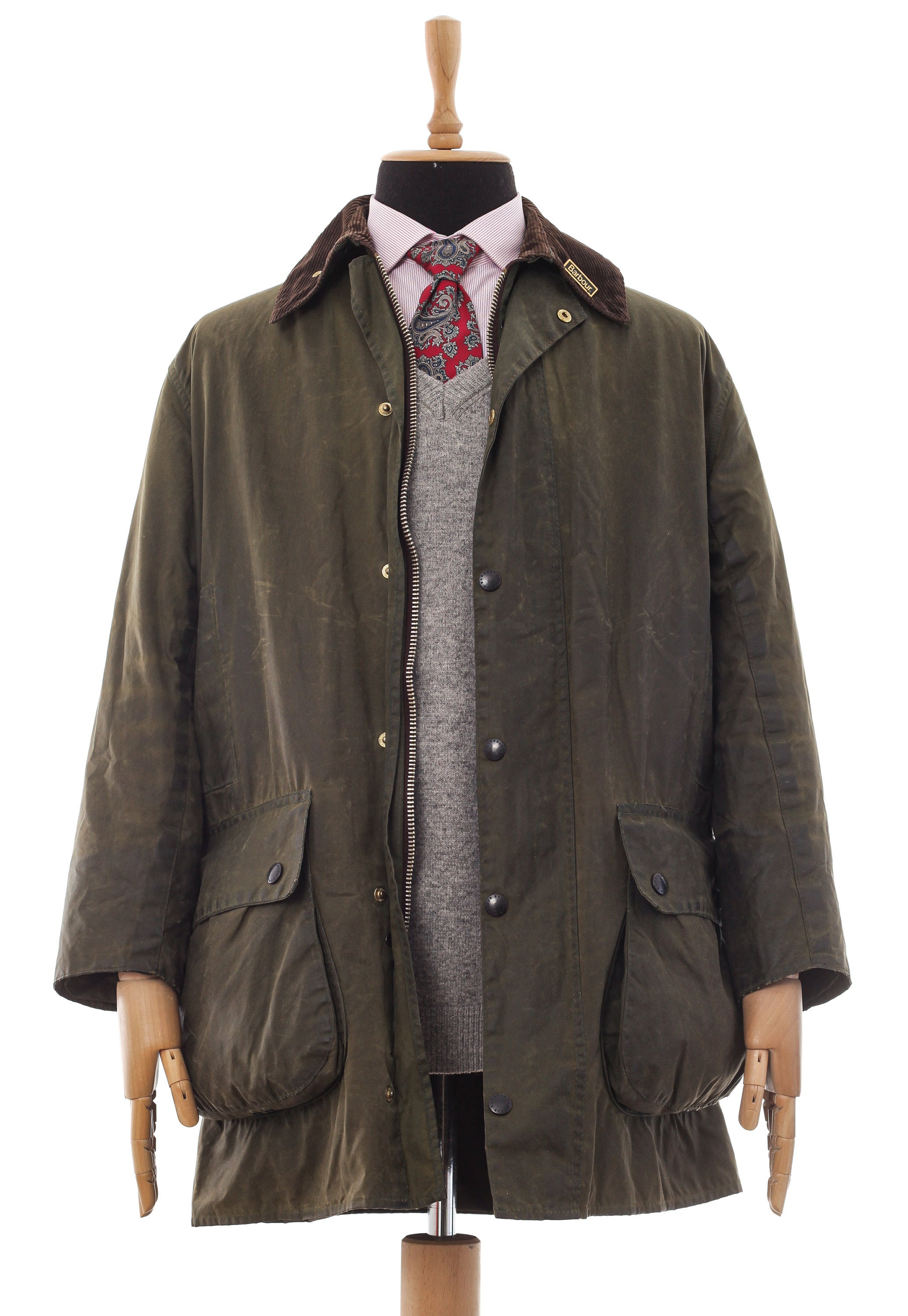 vintage barbour wax jackets