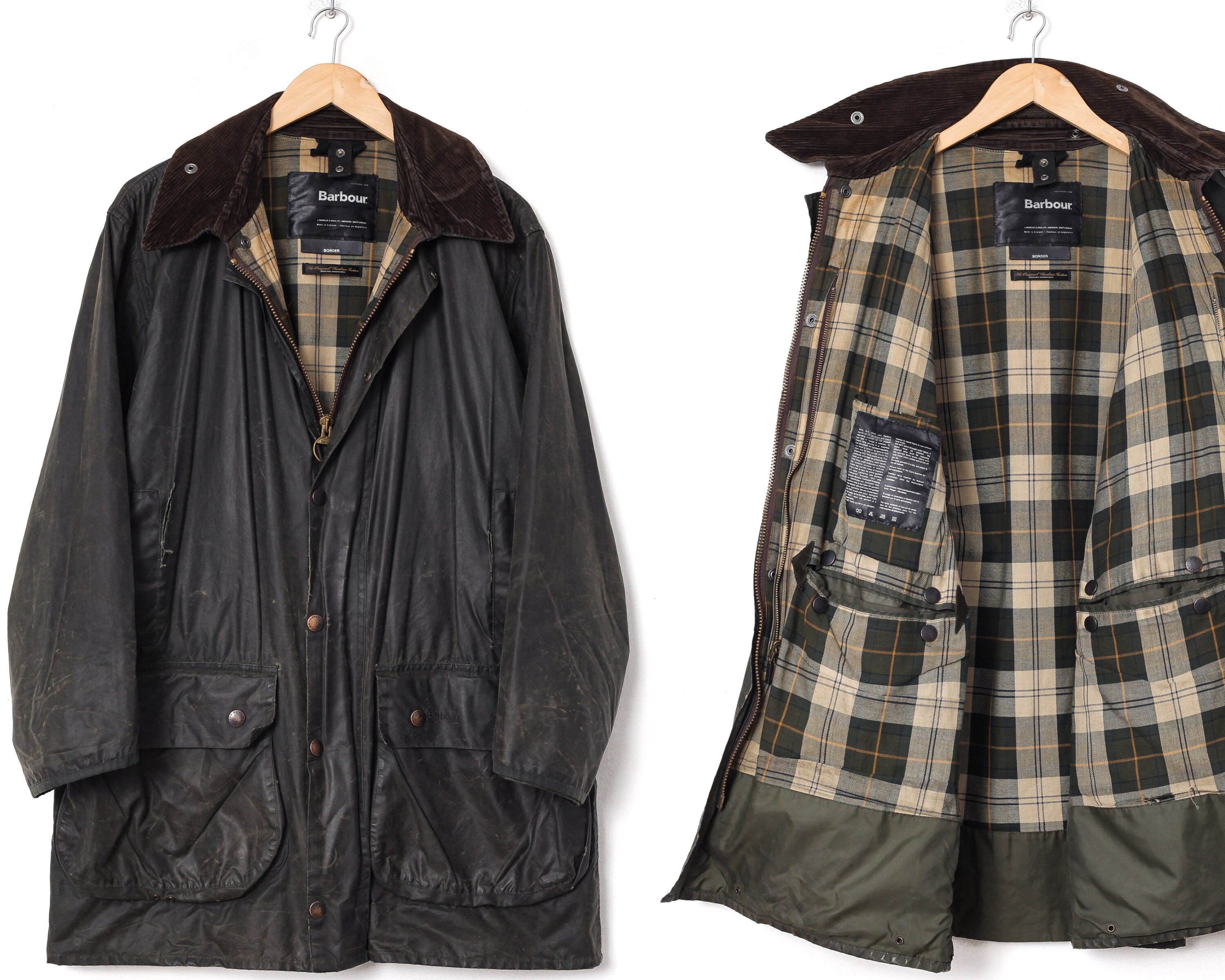 43％割引ブラック系,M【送料無料/即納】 90's barbour oiled jacket "BORDER" ミリタリージャケット ...