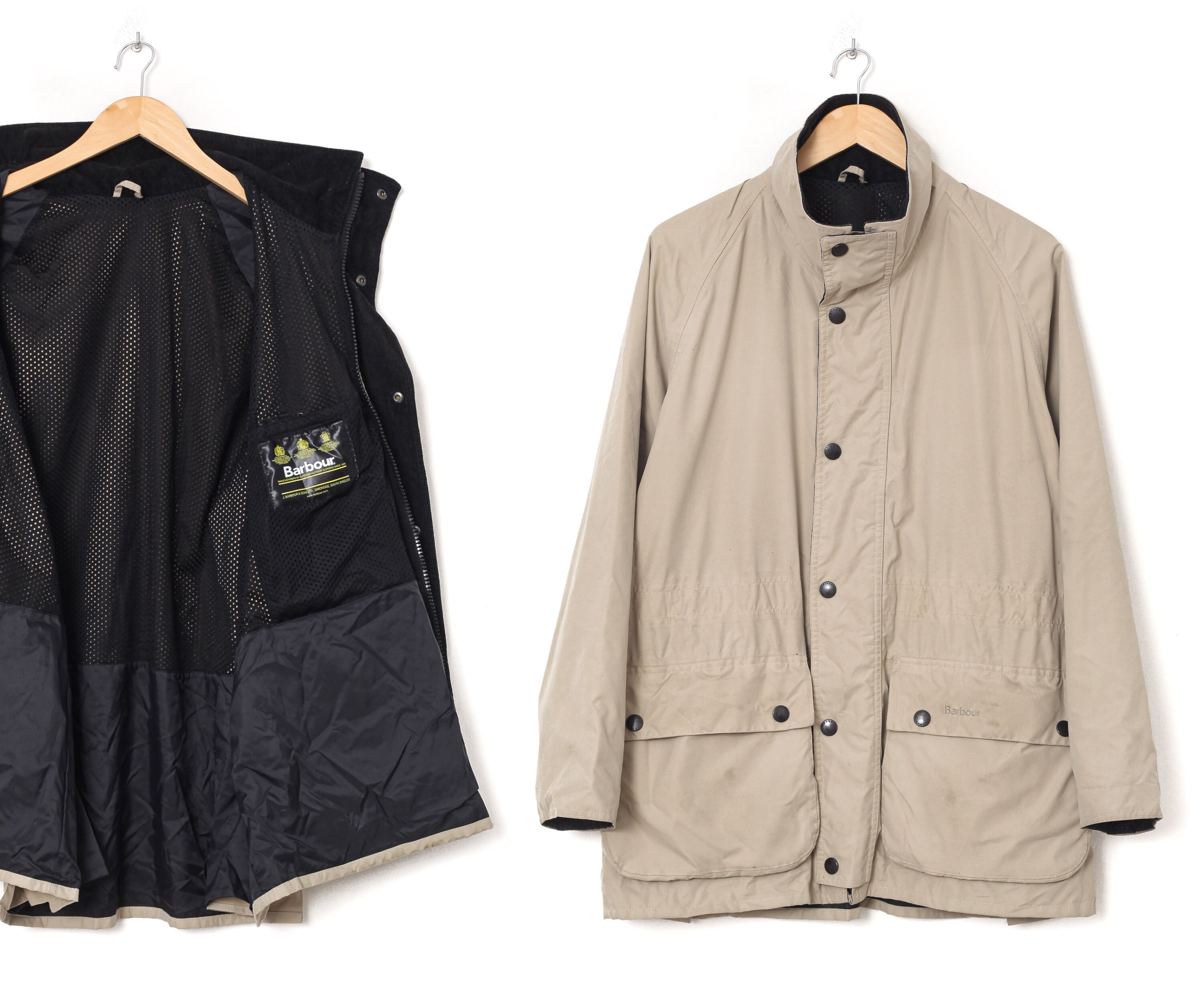 barbour shell jacket