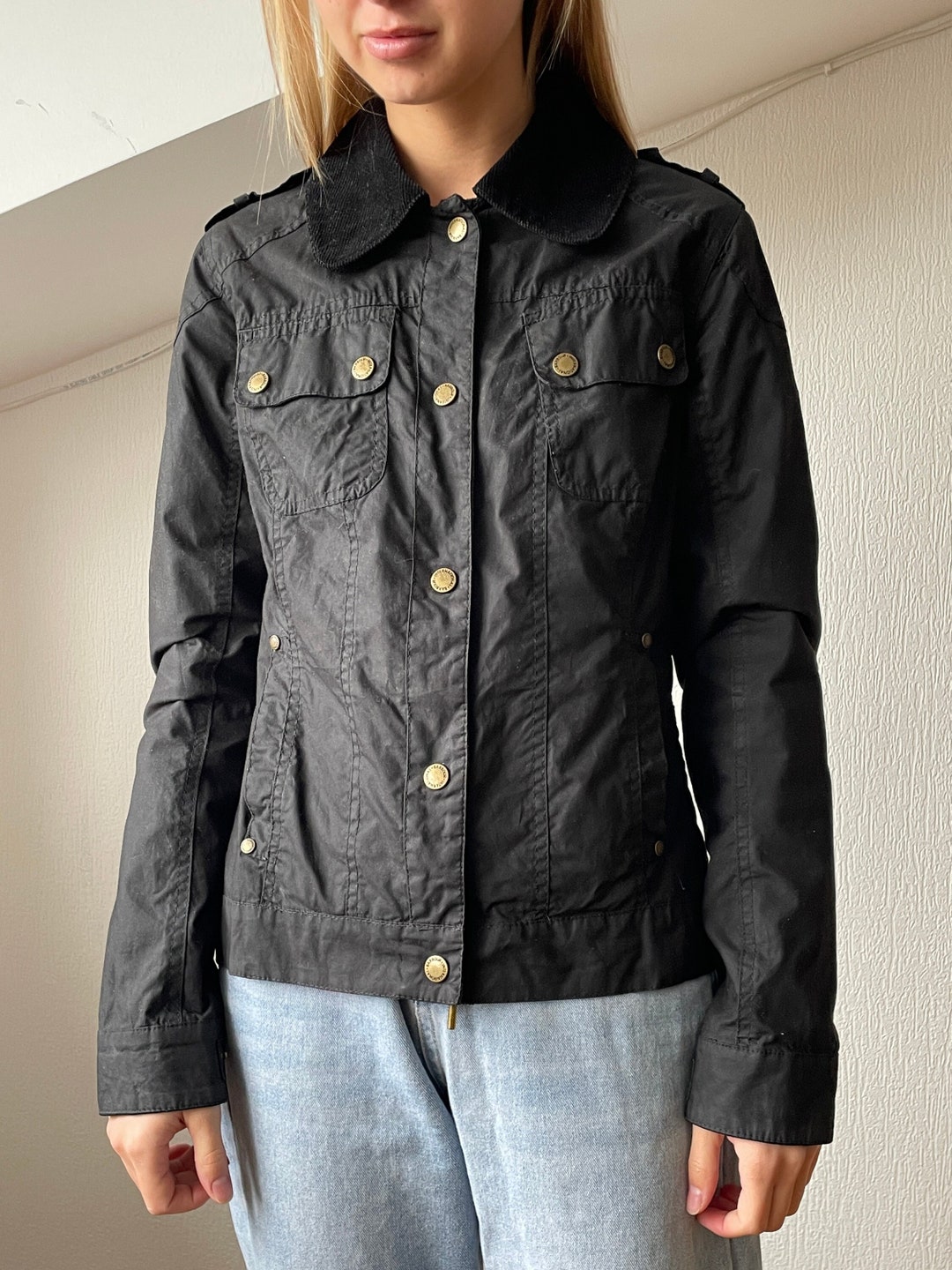 womens-barbour-international-motorcycle-biker-jacket-coat-waxed-black