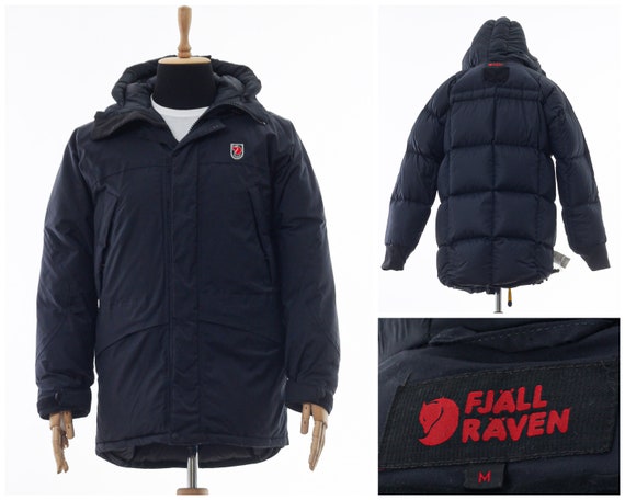 Mens FJALLRAVEN Goose Down Feather Winter Puffer P