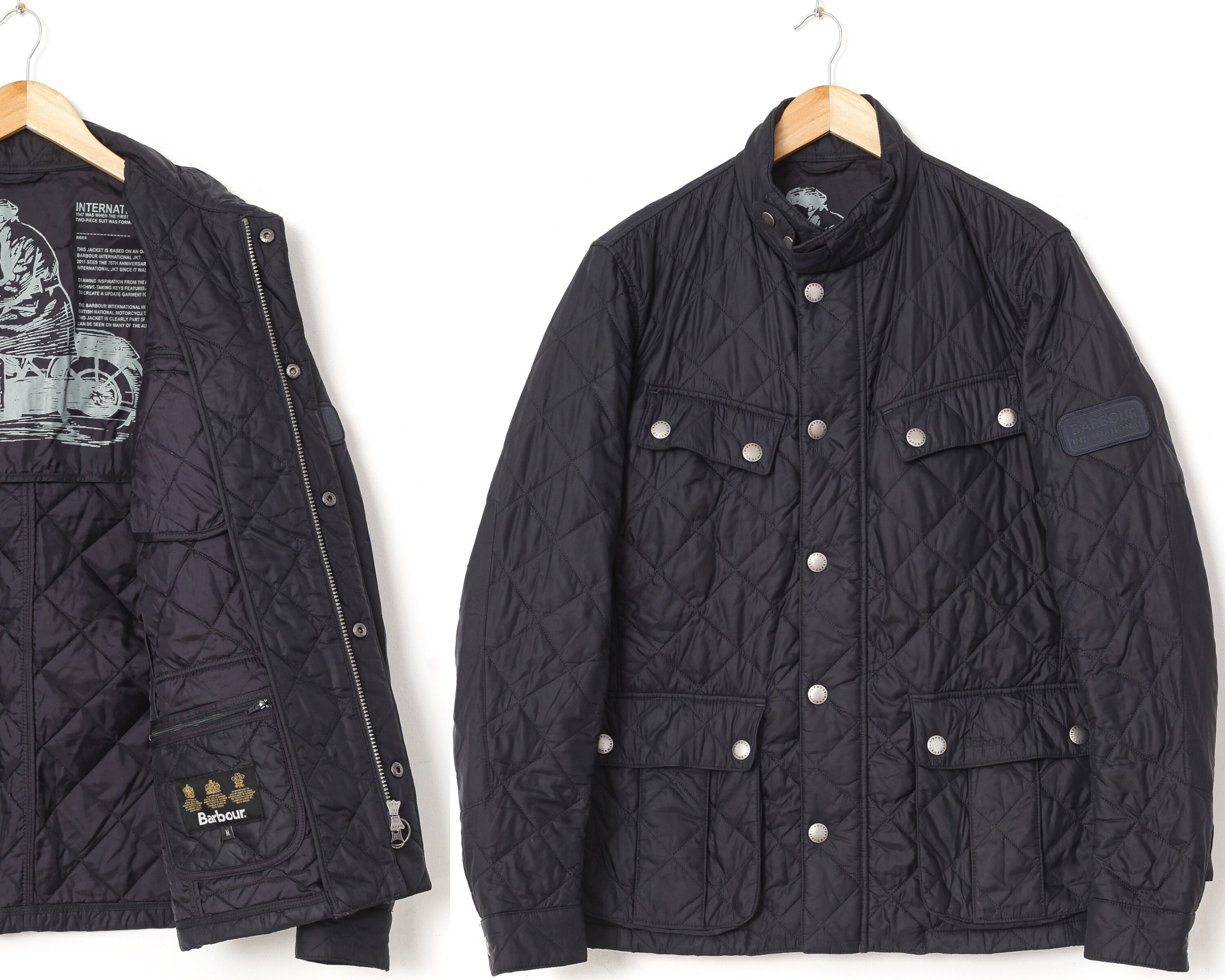 Mens BARBOUR INTERNATIONAL Ariel Quilt 