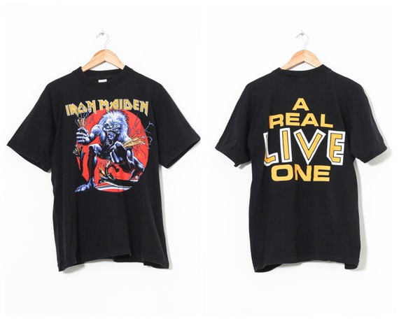 90s Vintage Mens IRON MAIDEN 1993 Band Tee T Shirt