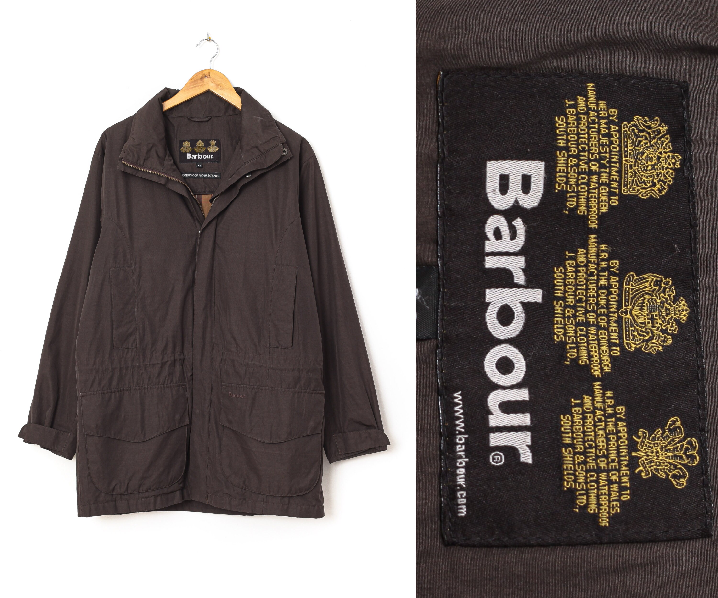 barbour shell jacket