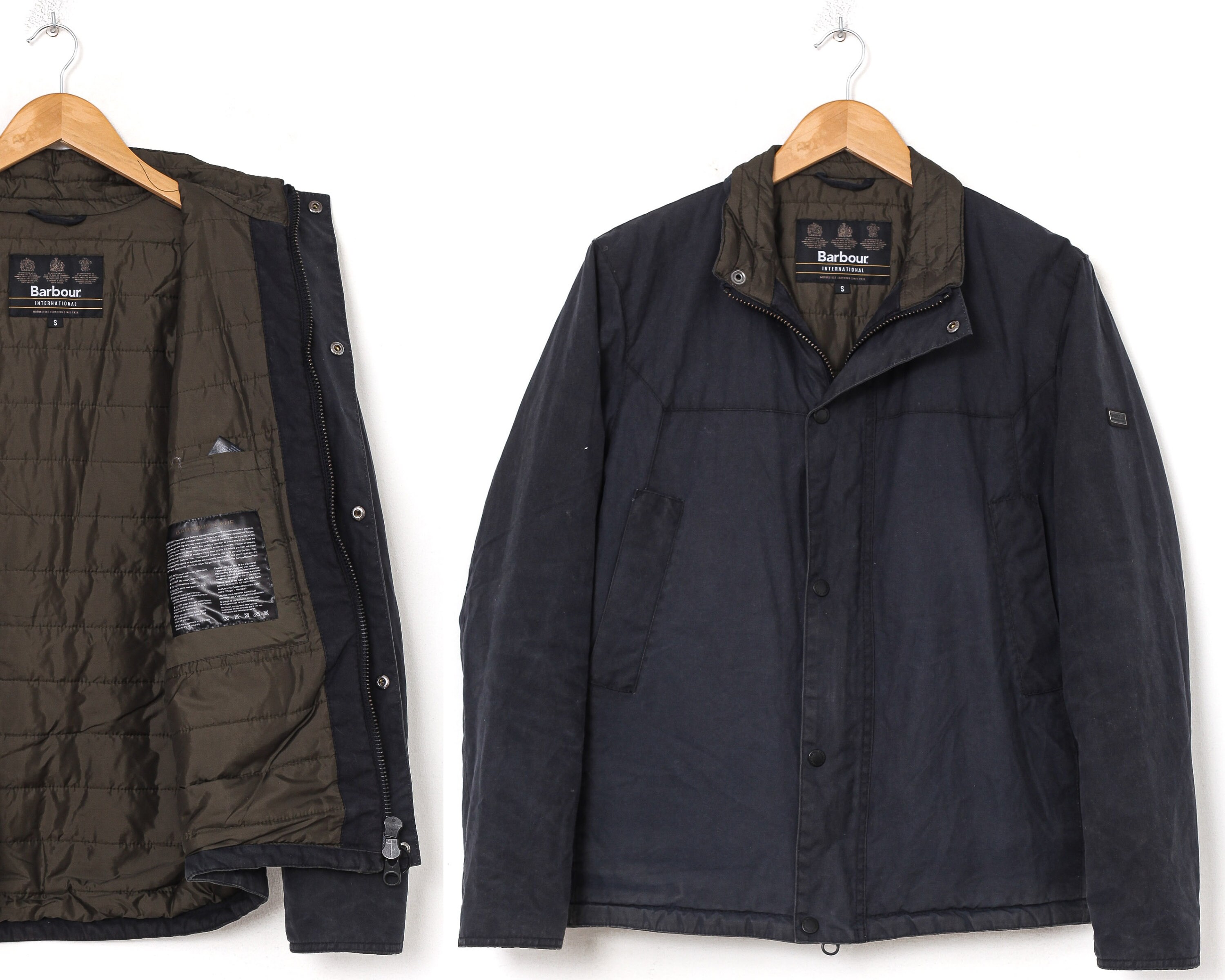 Peak Wax Jacket Waxed Coat Navy - Etsy 