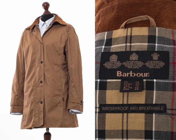 Women's BARBOUR L434 L/W Newmarket Jacket Coat Bei
