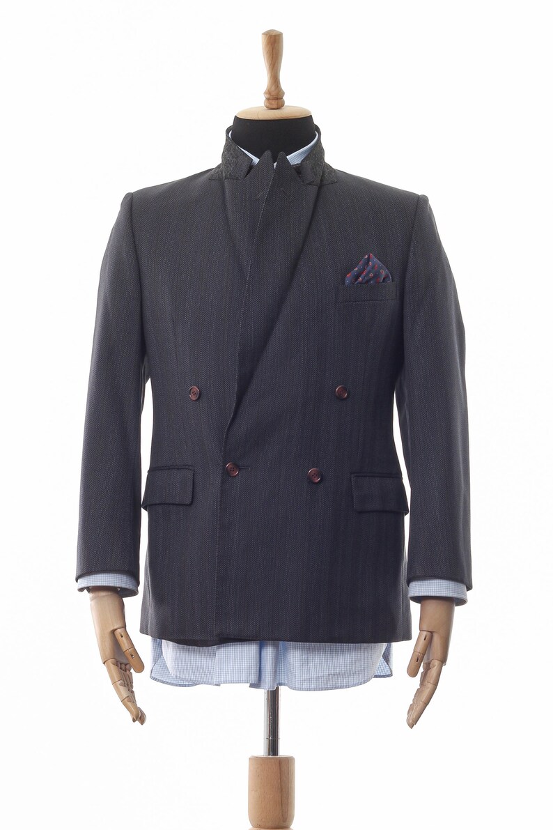 Mens CHRISTIAN DIOR Blazer Coat Jacket Double Breasted Wool Etsy