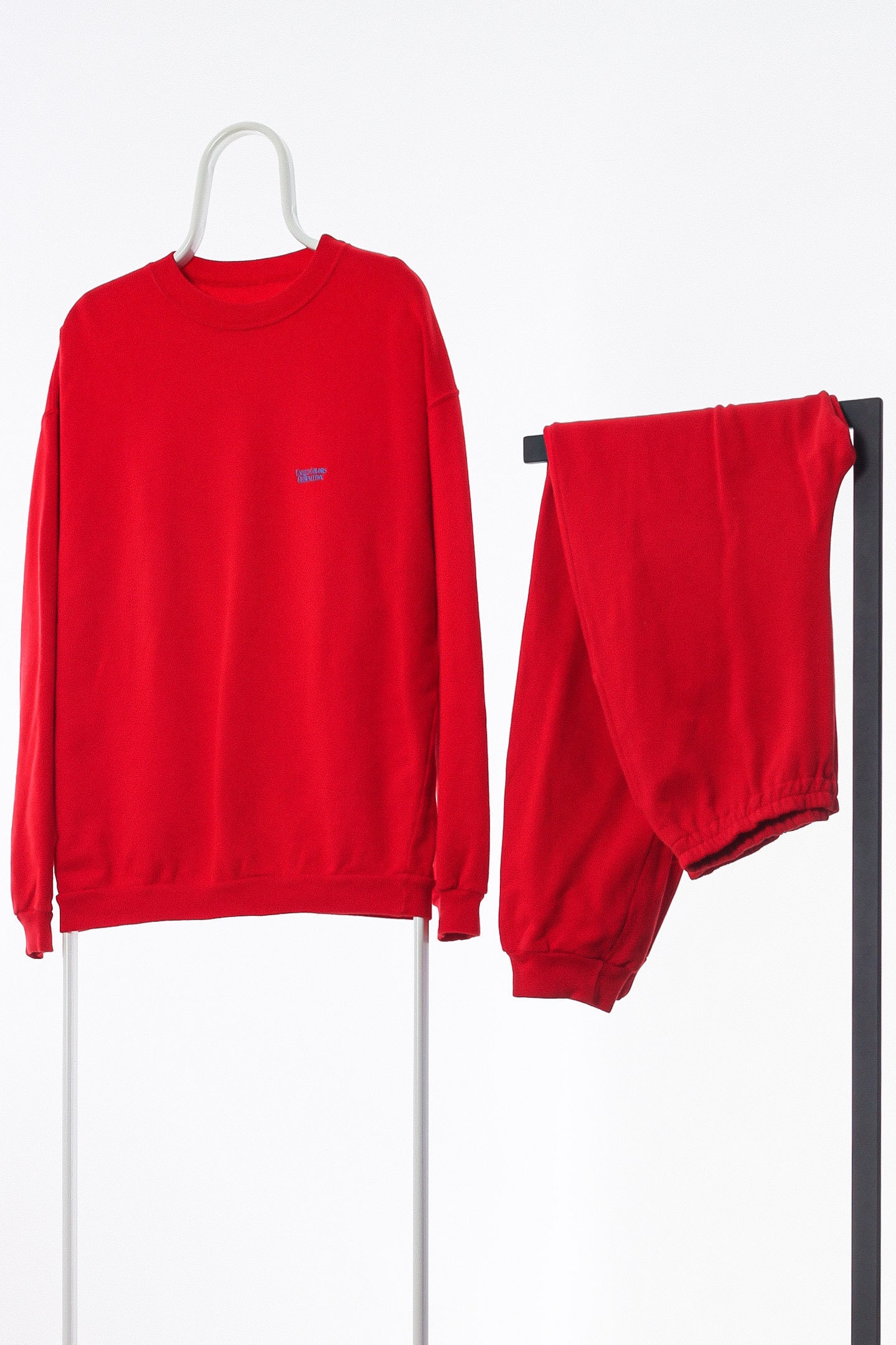 mens tracksuit red