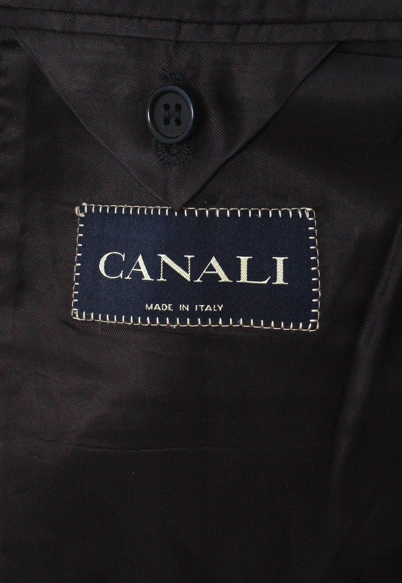 Mens CANALI Blazer Coat Jacket Wool Herringbone Grey Size 44 54