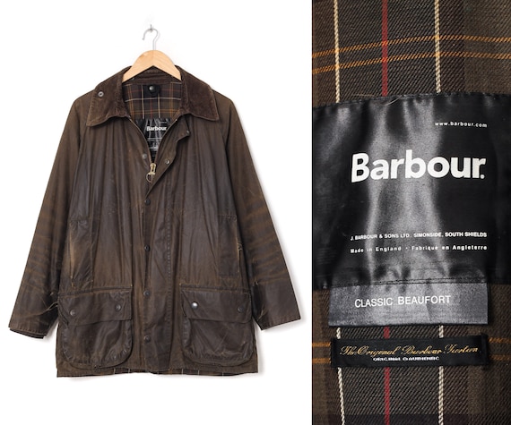 Mens BARBOUR Beaufort Wax Waxed Jacket 