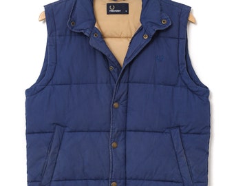 Vintage Mens FRED PERRY Puffer Vest 