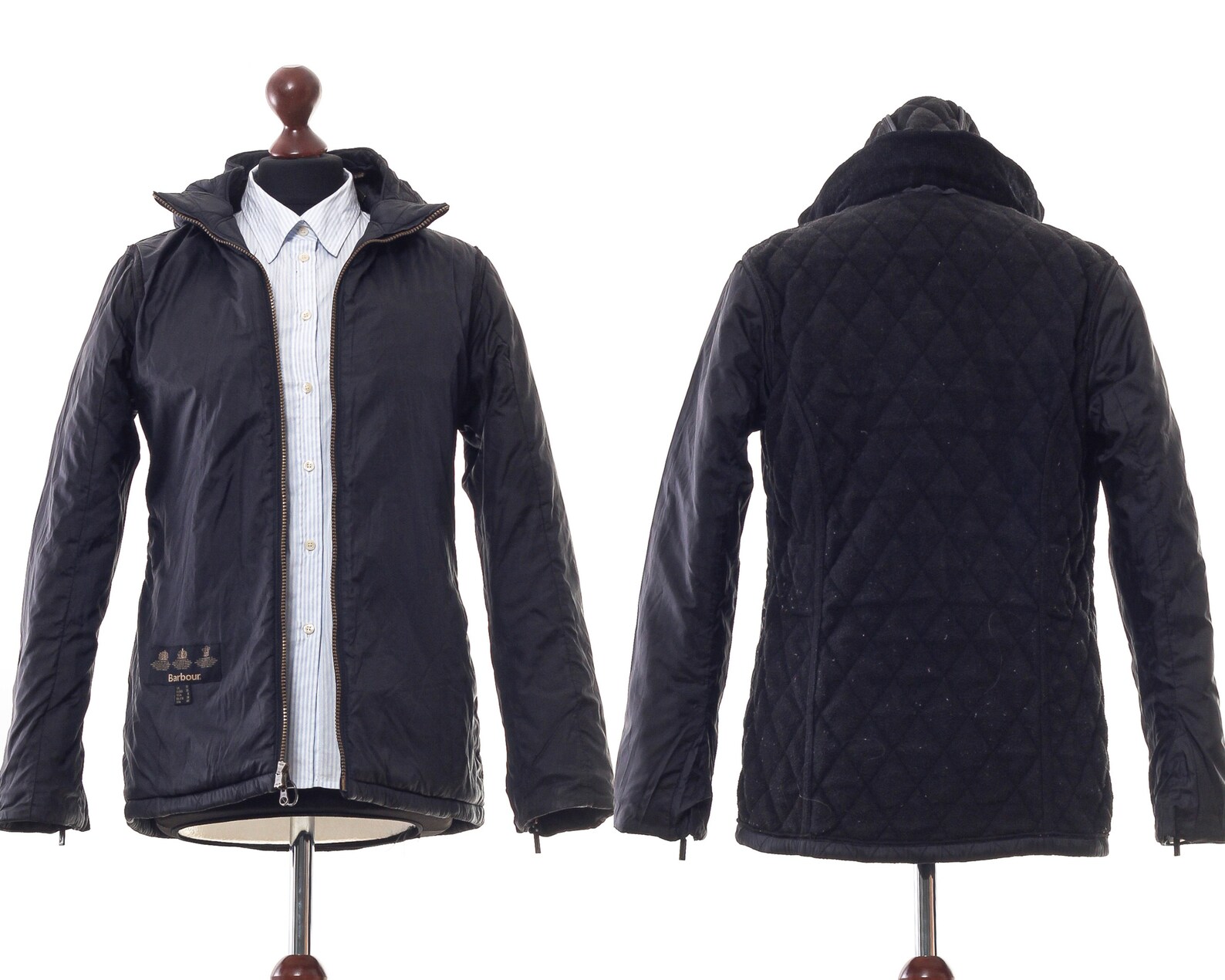 Womens BARBOUR Grace Polarquilt Quilted Jacket Coat Hooded Etsy