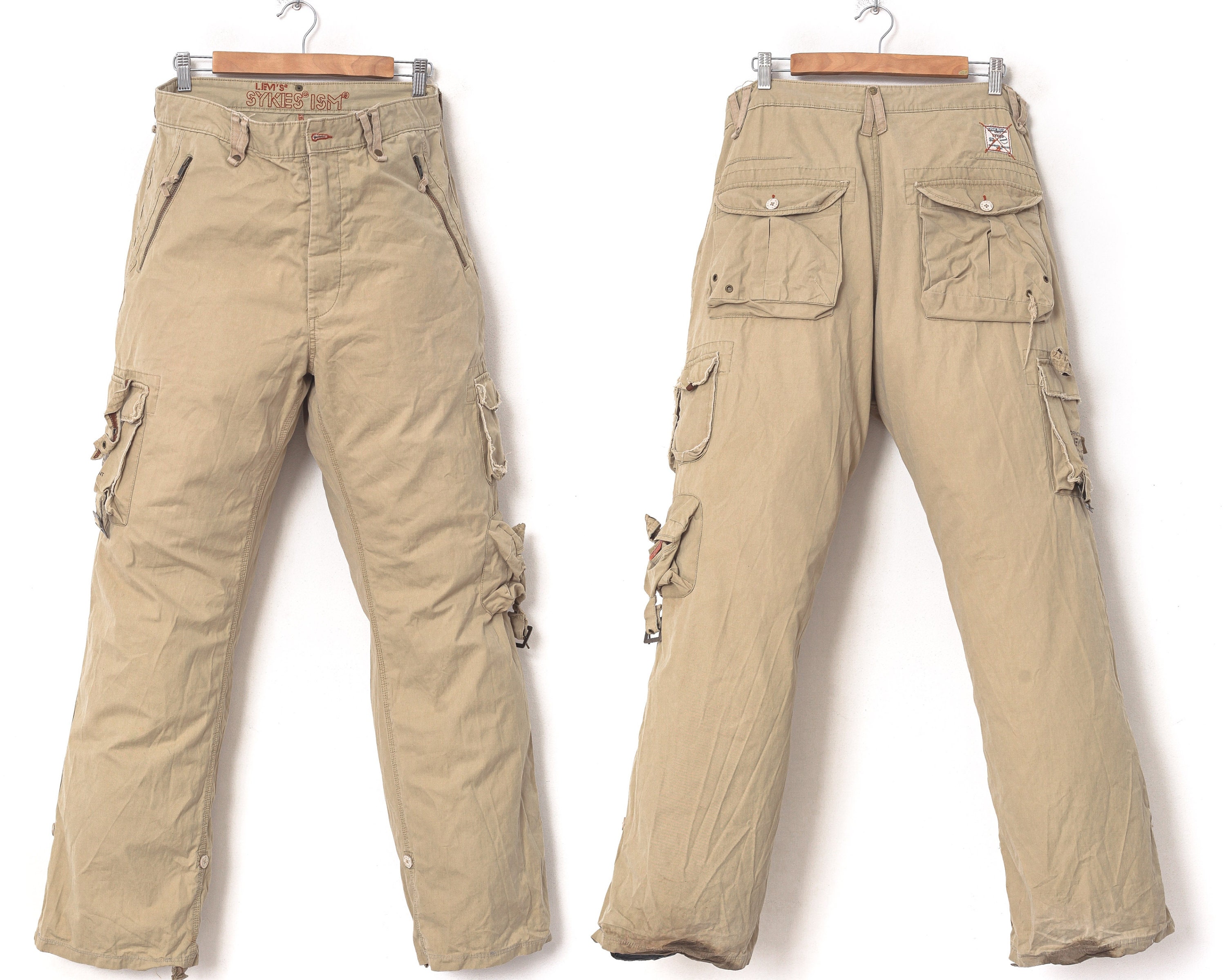 Denim Cargo Pants - Etsy