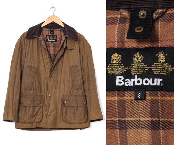 Mens BARBOUR Smu Ashby Wax Waxed Jacket Coat Brown Size S - Etsy