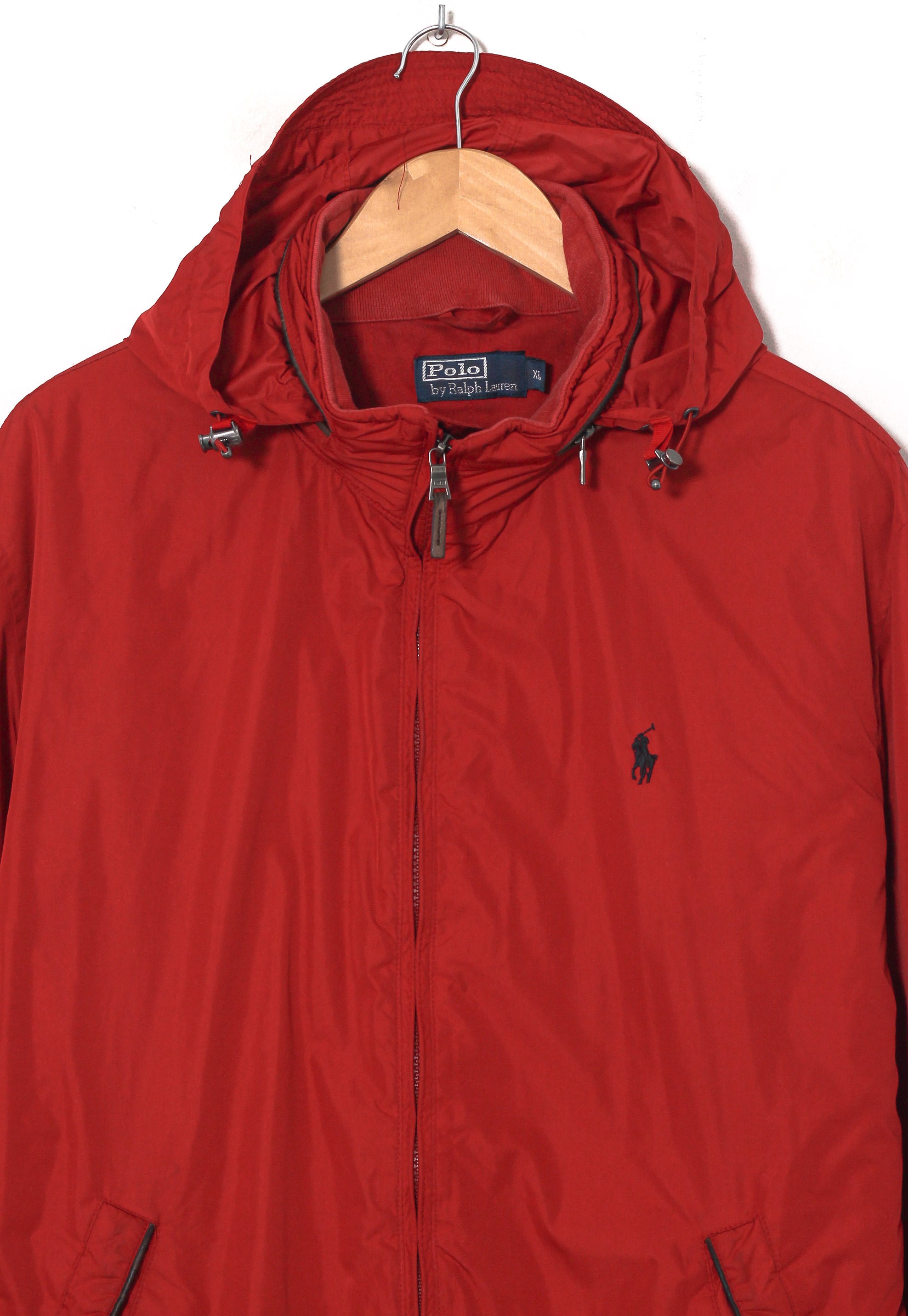 Vintage Mens POLO RALPH LAUREN Jacket Lined Red Size Xl Etsy