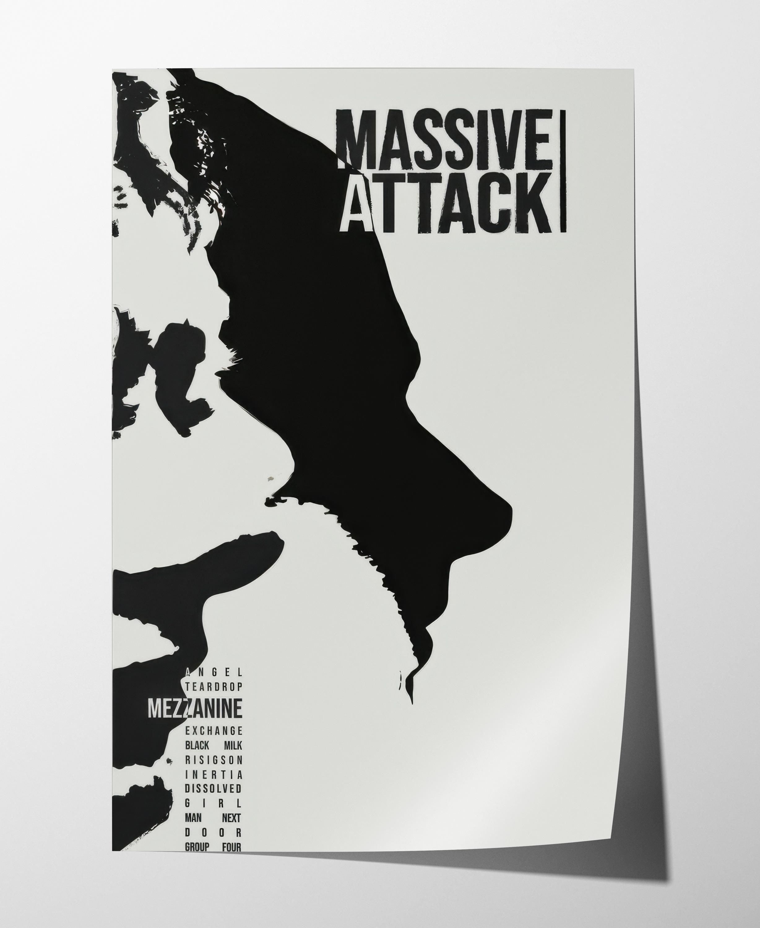 Massive attack mezzanine poster - Etsy 日本
