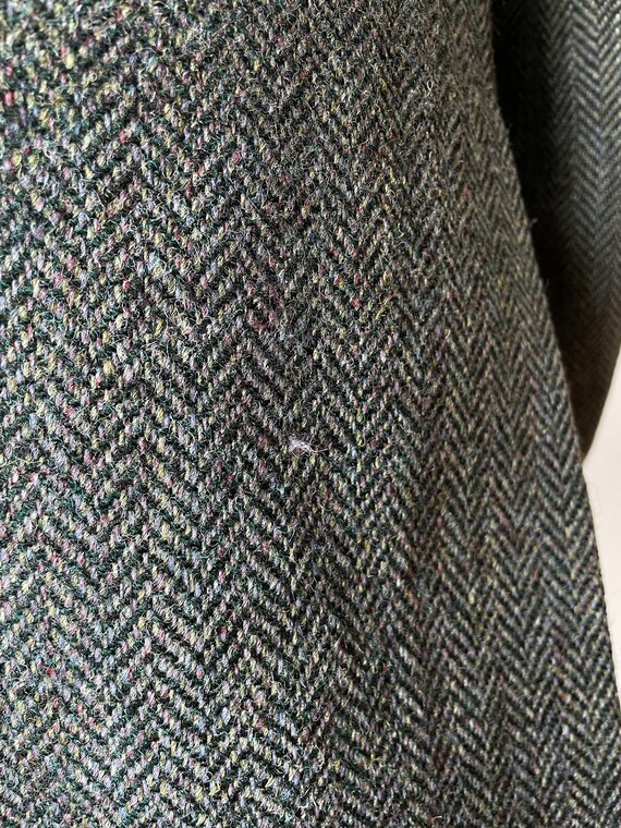 Vintage Mens HARRIS TWEED Blazer Sport Coat Jacke… - image 10