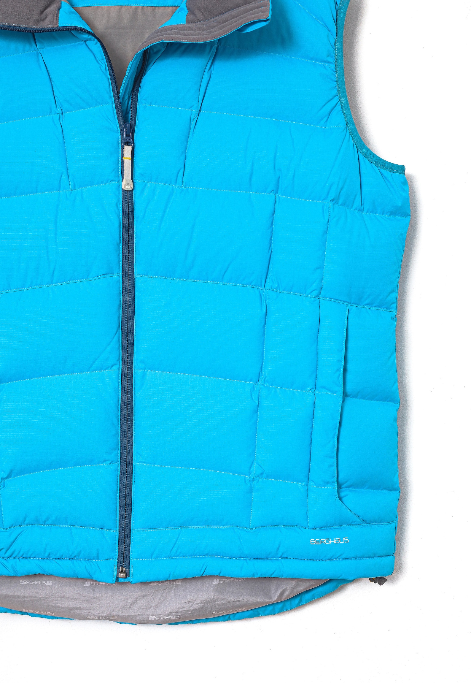 Mens BERGHAUS Puffer Down Feather Vest Gilet Blue Size XL Etsy