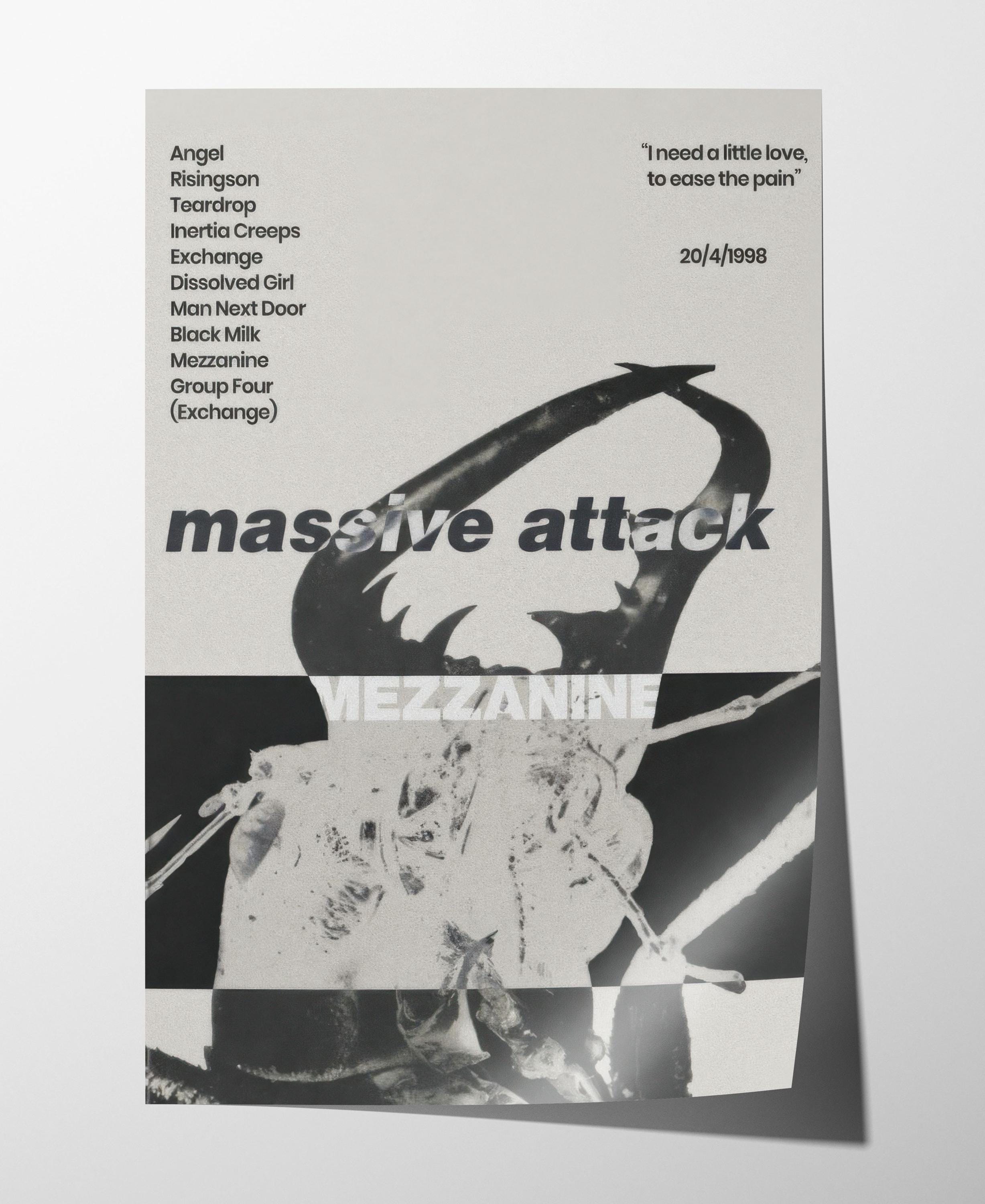 Massive Attack Mezzanine Poster - Etsy