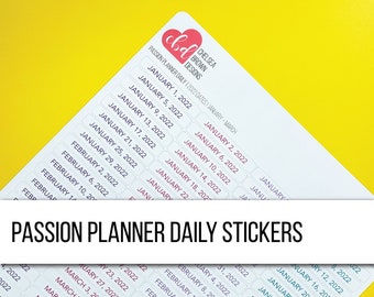 Passion Planner Daily Stickers Etsy Passion Planner Daily Stickers Etsy