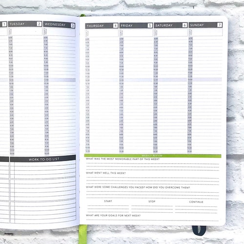 DIGITAL DOWNLOAD Weekly Review Passion Planner Pro Stickers Etsy