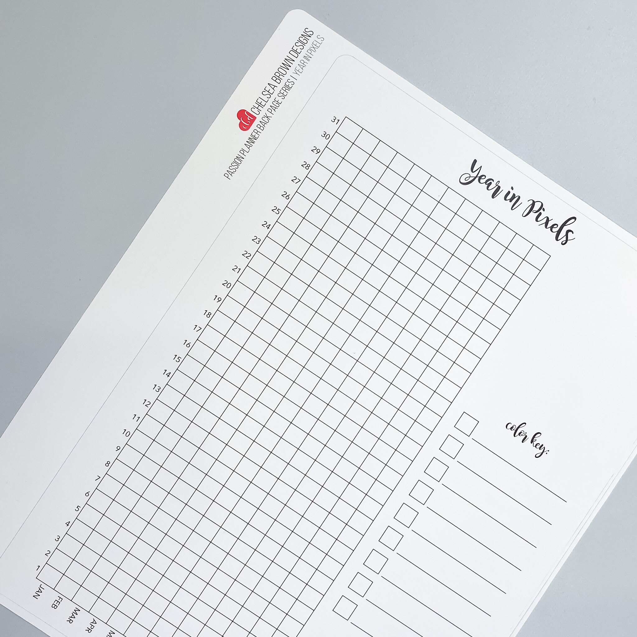 Passion Planner Daily Passion Planner Small A5 BuJo Bullet Journal Key